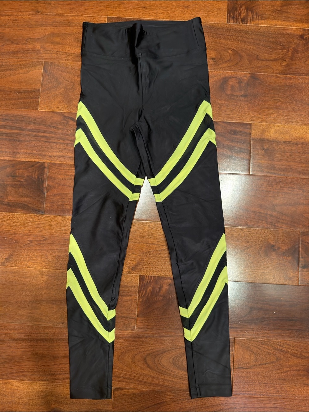 Koral Men's Black & Lime Swim Rash Leggings